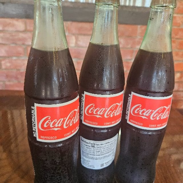 Cane Sugar Glass Bottle Coke.