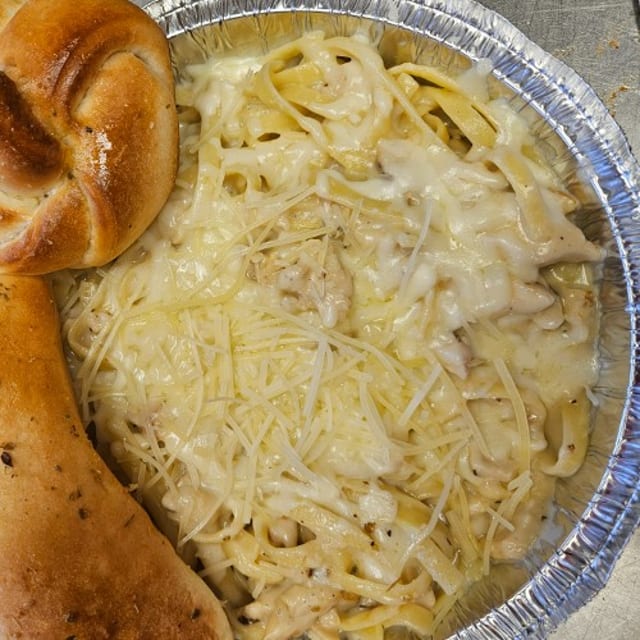 Chicken Fettuccini Alfredo.